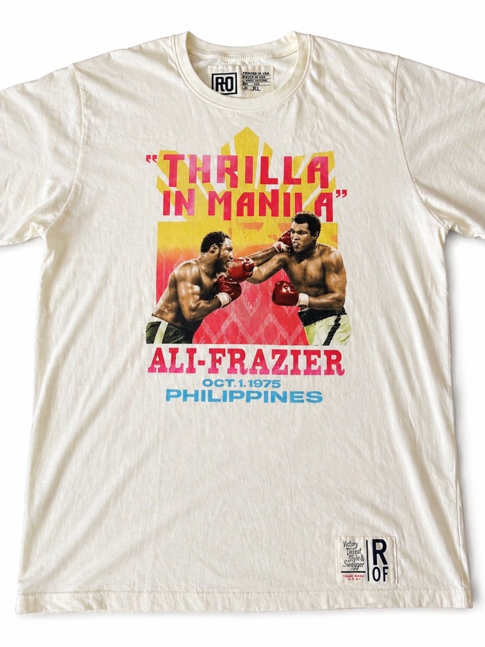 Roots of fight ROF Vintage Muhammad Ali Frazier Boxing t shirt 2XL